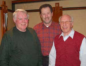 Kassenprfer Klaus Wenig, Bernd Reinheimer, Theo Lischewski (v.l.)